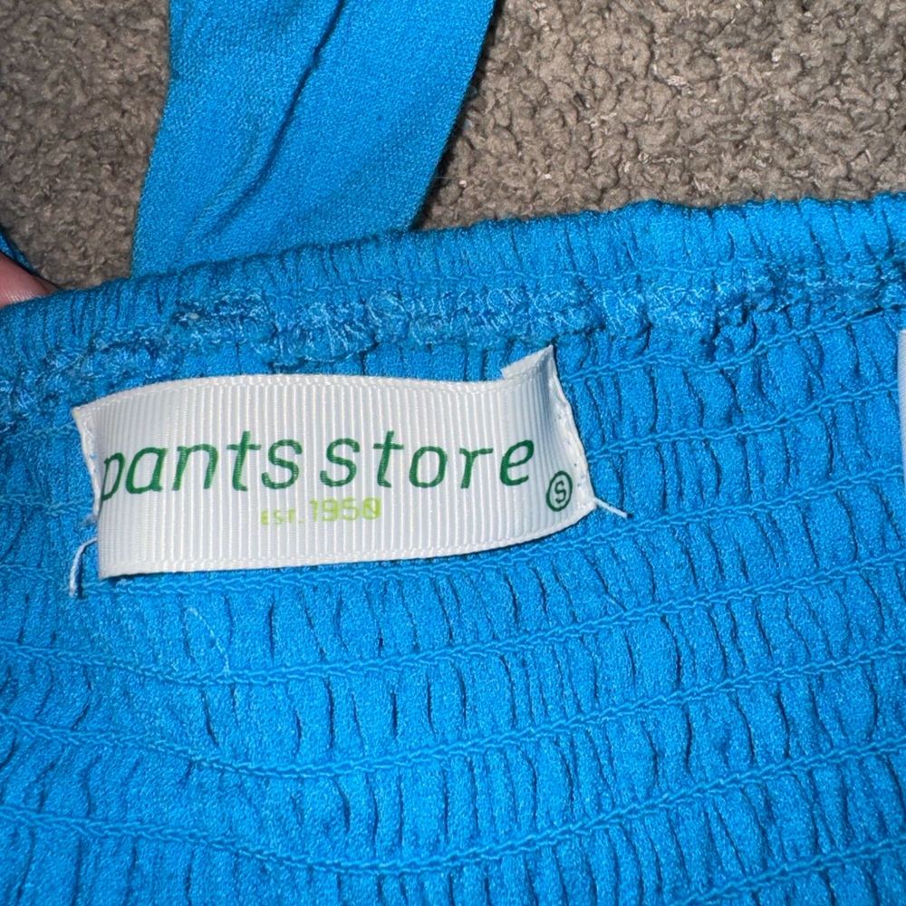 Blue Ruffle Tank - Picture 5 of 5